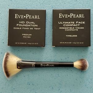 Eve Pearl 3pc Foundation/Blush/Duo Brush Set